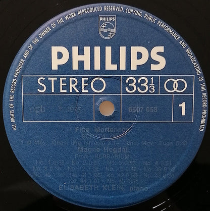 Elisabeth Klein, Finn Mortensen, Magne Hegdal, Folke Strømholm : Contemporary Music From Norway (LP)