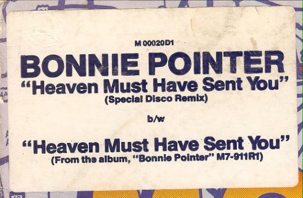 Bonnie Pointer : Heaven Must Have Sent You (12")