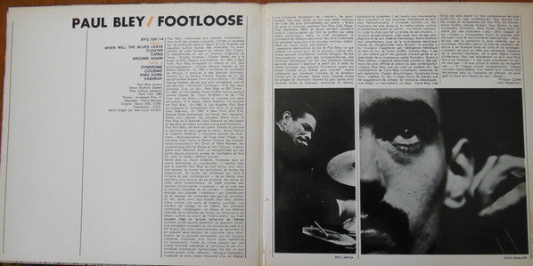 Paul Bley : Footloose (LP, Album, RE)