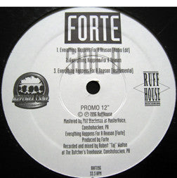 John Forte : Riddle Of Steel (12", Promo)