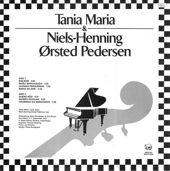 Tania Maria & Niels-Henning Ørsted Pedersen : Tania Maria & Niels-Henning Ørsted Pedersen (LP, Album)