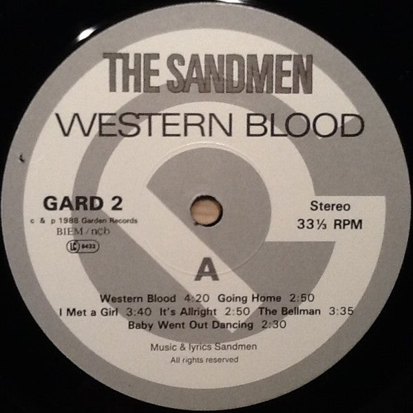 The Sandmen (2) : Western Blood (LP, Album)