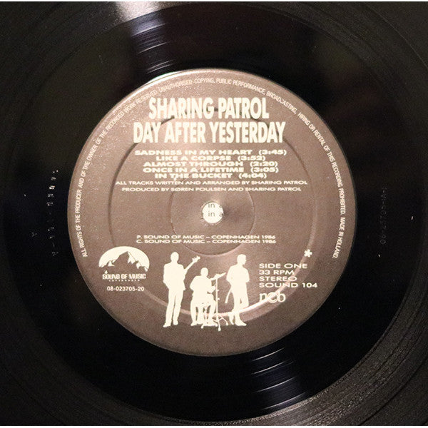 The Sharing Patrol : Day After Yesterday (LP)