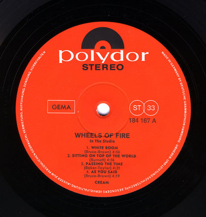 Cream (2) : Wheels Of Fire (2xLP, Album)