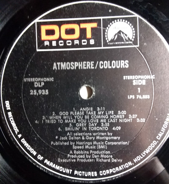 Colours (14) : Atmosphere (LP, Album, Mon)