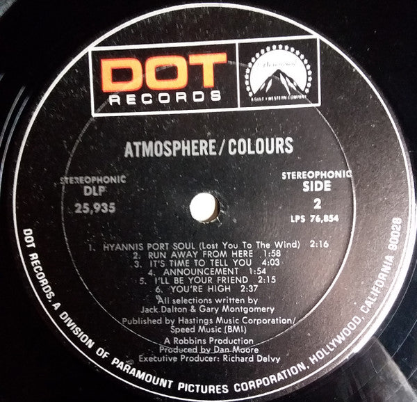 Colours (14) : Atmosphere (LP, Album, Mon)