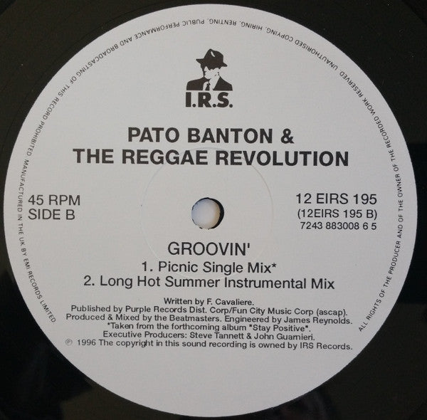 Pato Banton & The Reggae Revolution : Groovin' (12")