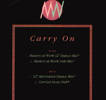 Martha Wash : Carry On (12")