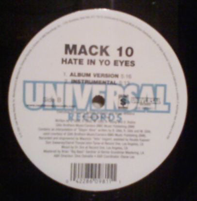 Mack 10 : Hate In Yo Eyes (12")