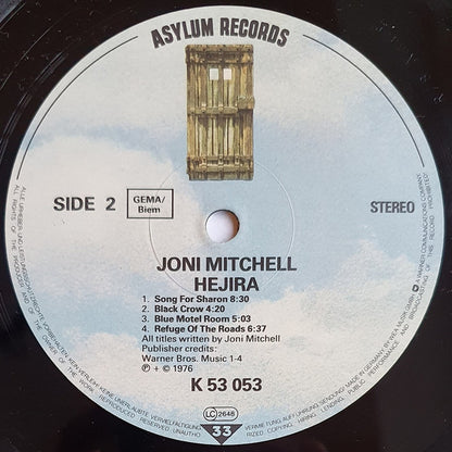 Joni Mitchell : Hejira (LP, Album, RE)