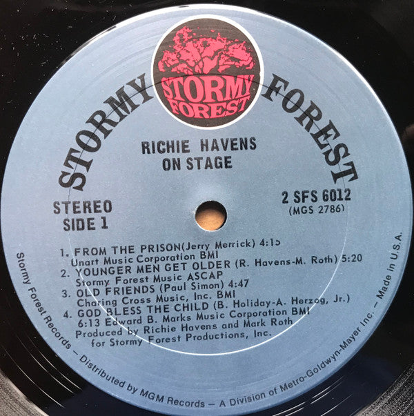 Richie Havens : On Stage (2xLP, Album, Gat)