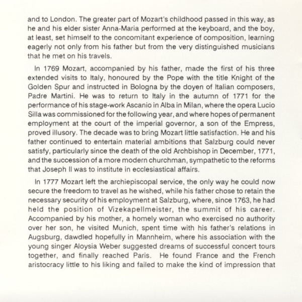 Wolfgang Amadeus Mozart, Capella Istropolitana, Barry Wordsworth : Symphony No. 38 'Prague', Symphonies Nos. 29 & 30 (CD, Album)
