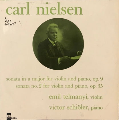 Carl Nielsen, Emil Telmányi, Victor Schiøler : Sonatas For Violin And Piano (LP)