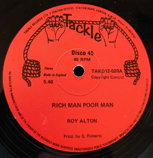 Roy Alton : Rich Man Poor Man (12")