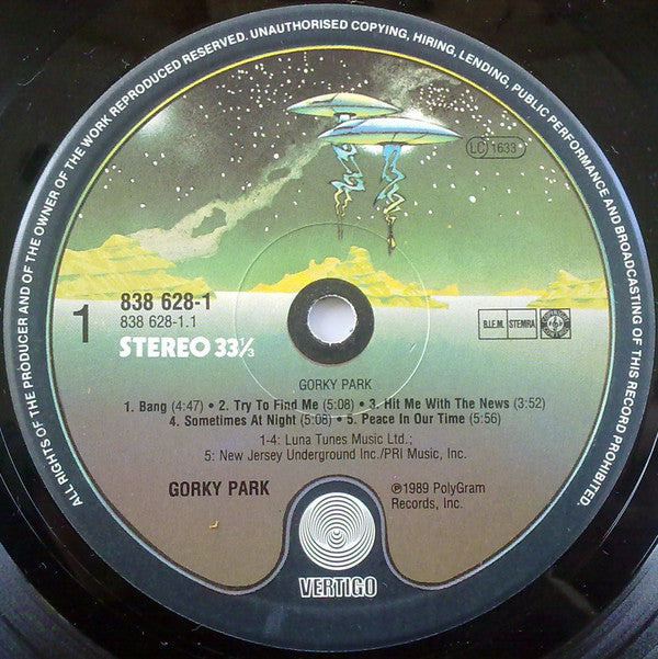 Gorky Park = Gorky Park : Gorky Park = Парк Горького (LP, Album)