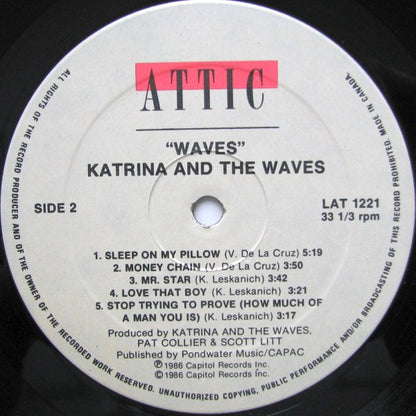 Katrina And The Waves : Waves (LP, Album)