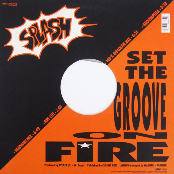Splash (3) : Set The Groove On Fire (12")
