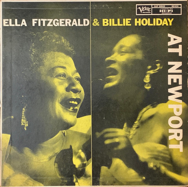 Ella Fitzgerald & Billie Holiday : At Newport (LP, Album, Mono)