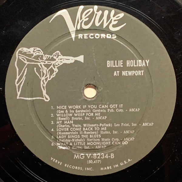 Ella Fitzgerald & Billie Holiday : At Newport (LP, Album, Mono)