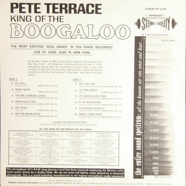 Pete Terrace : King Of The Boogaloo (LP, Album)