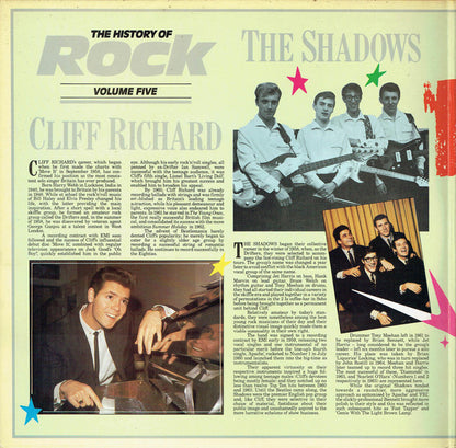 Cliff Richard / The Shadows / Adam Faith / Billy Fury : The History Of Rock (Volume Five) (2xLP, Comp, Mono)