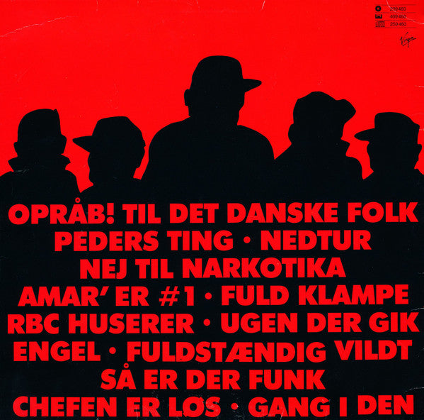 Rockers By Choice : Opråb! Til Det Danske Folk (LP, Album)