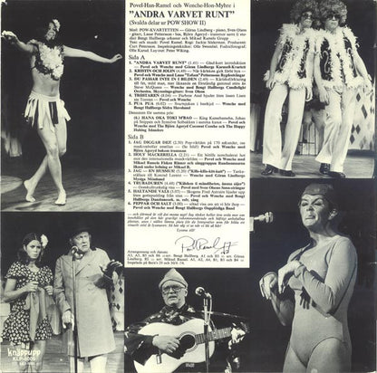 Povel Ramel & Wencke Myhre : Andra Varvet Runt - Delar Ur Pow Show II (LP)