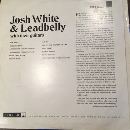 Josh White & Leadbelly : With Their Guitars (LP, Comp)