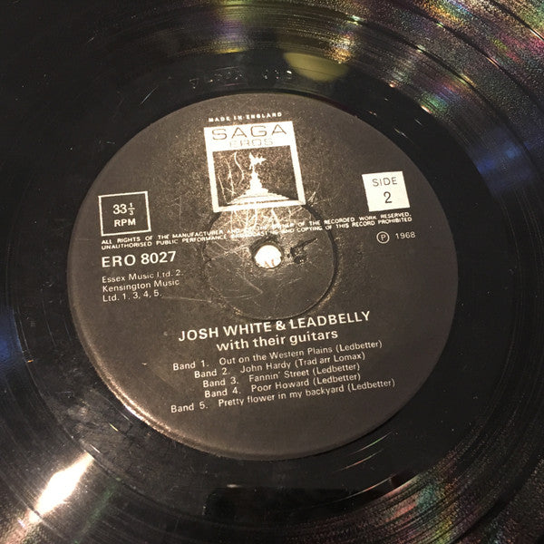 Josh White & Leadbelly : With Their Guitars (LP, Comp)