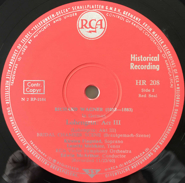 Kirsten Flagstad, Lauritz Melchior : Tristan Und Isolde - Liebesduett / Lohengrin - Brautgemach-Szene (LP, Comp)