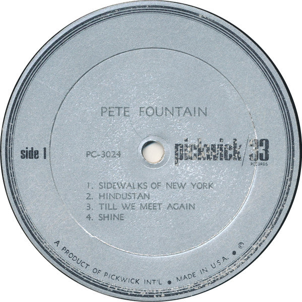 Pete Fountain : Pete Fountain (LP, Mono)