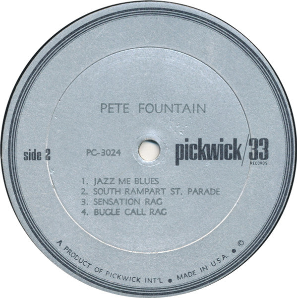 Pete Fountain : Pete Fountain (LP, Mono)