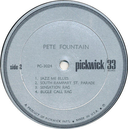 Pete Fountain : Pete Fountain (LP, Mono)