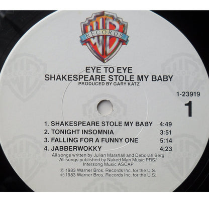 Eye To Eye (2) : Shakespeare Stole My Baby (LP, Album)