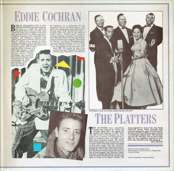 Jerry Lee Lewis / Carl Perkins / Eddie Cochran / The Platters : The History Of Rock (Volume Three) (2xLP, Comp, Mono)