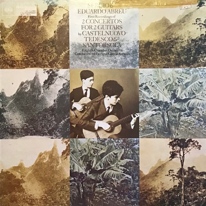 Sérgio And Eduardo Abreu, English Chamber Orchestra, Enrique Garcia Asensio - Mario Castelnuovo-Tedesco & Guido Santórsola : 2 Concertos For 2 Guitars (LP)