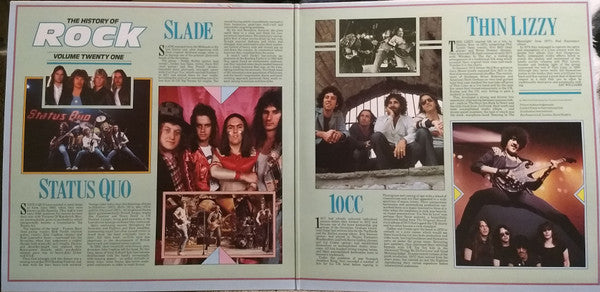 Status Quo / Slade / 10cc / Thin Lizzy : The History Of Rock (Volume Twenty One) (2xLP, Comp)