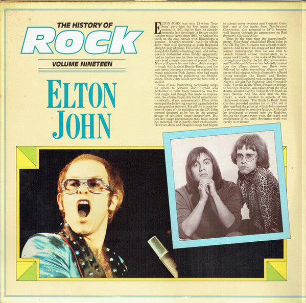 Elton John / Chicago (2) : The History Of Rock (Volume Nineteen) (2xLP, Comp)