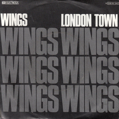Wings (2) : London Town (7", Single)