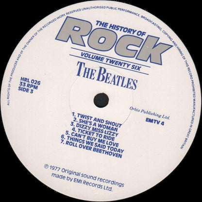 The Beatles : The History Of Rock (Volume Twenty Six) (2xLP, Comp)