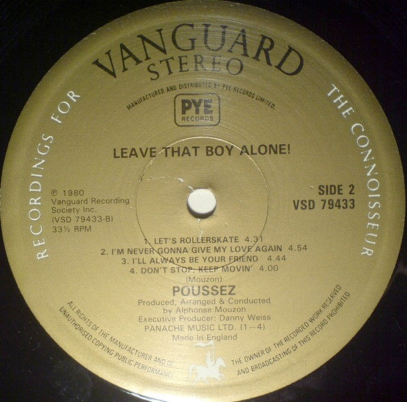 Poussez! : Leave That Boy Alone! (LP, Album)