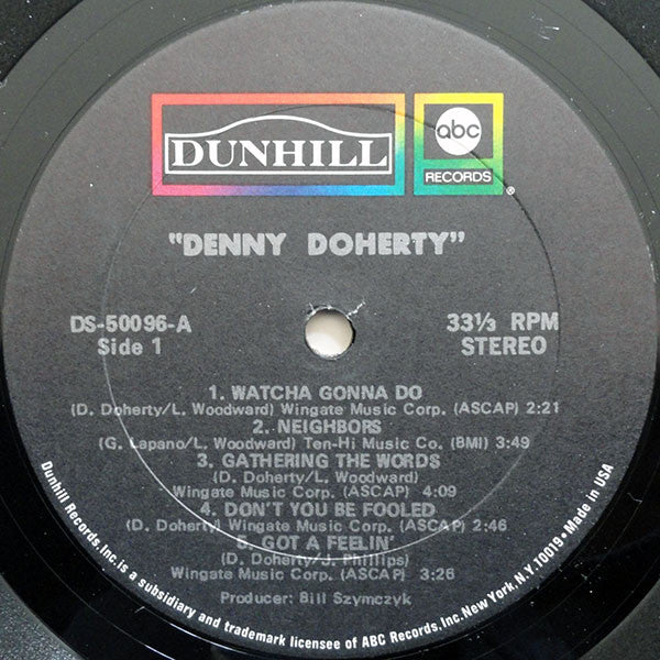 Denny Doherty : Watcha Gonna Do (LP, Album, Gat)