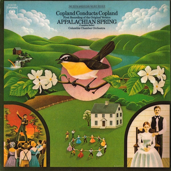 Aaron Copland Conducts Aaron Copland, Columbia Chamber Orchestra : Appalachian Spring (Complete Ballet) (First Recording Of The Original Version) (LP, Album)