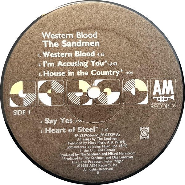 The Sandmen (2) : Western Blood (LP, Album)