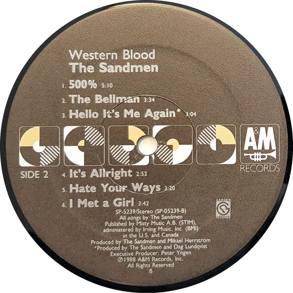 The Sandmen (2) : Western Blood (LP, Album)