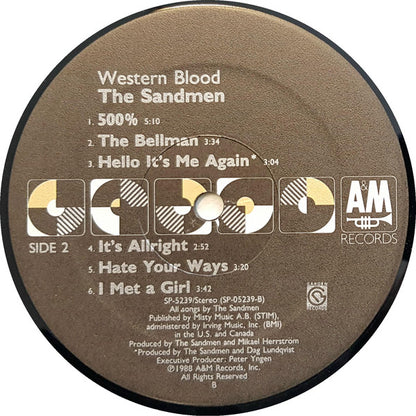 The Sandmen (2) : Western Blood (LP, Album)