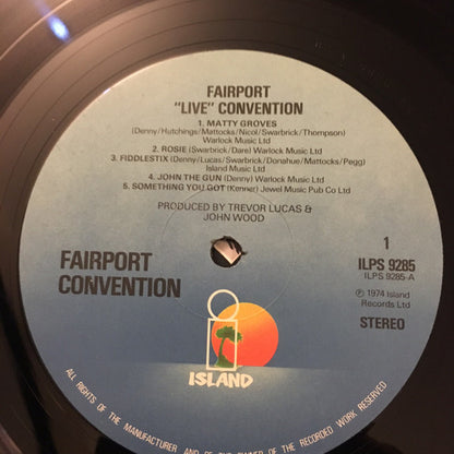 Fairport Convention : Fairport Live Convention (LP, Album, RE, Blu)