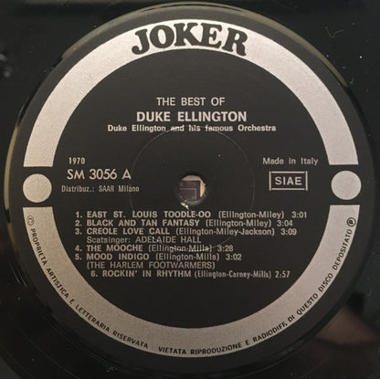 Duke Ellington : The Best Of Duke Ellington (LP, Comp)