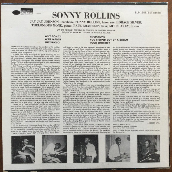Sonny Rollins : Sonny Rollins Vol. 2 (LP, Album, RE)