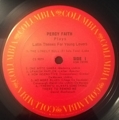 Percy Faith : Percy Faith Plays Latin Themes For Young Lovers (LP, Album)